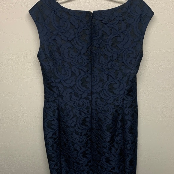 Ralph Lauren Midnight Blue Lace Mini Dress - Picture 3 of 3